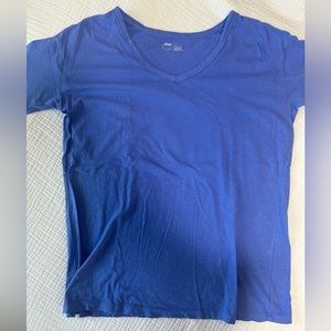 Aerie Blue V-Neck T-Shirt